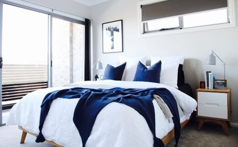 bedroom styling cushions